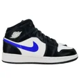 thumbnail image 2 of Ni - ke Ni - ke Air Jordan 1 Mid Racer Blue GS Black / Racer Blue / White, 2 of 5