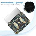thumbnail image 2 of FORMRS 13-13.3 inch Laptop Sleeve Case Soft Carrying Quilted Computer Bag Cover, Mystical Owls Pattern, 2 of 7
