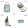 thumbnail image 3 of FORMRS Crossbody Bag for Women Quilted Travel Shoulder Cell Phone Purse with Chain Strap Handbag, Blue Halloween Ghosts, 3 of 7