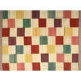 thumbnail image 1 of Ahgly Company Machine Washable Indoor Rectangle Contemporary Mustard Yellow Area Rugs, 8' x 10', 1 of 7