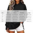 thumbnail image 3 of Hurxie Womens Oversized Hoodies Crewneck Sweatshirts Pullover Sweatshirts with Thumb Hole,Y2k Clothes,Fall Fashion Hooded, 3 of 6