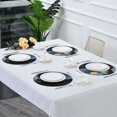 thumbnail image 4 of WOBOGO Lonely Back Round Placemats Set of 4 Heat Resistant Washable Kitchen Table Decorations 15.4in, 4 of 7