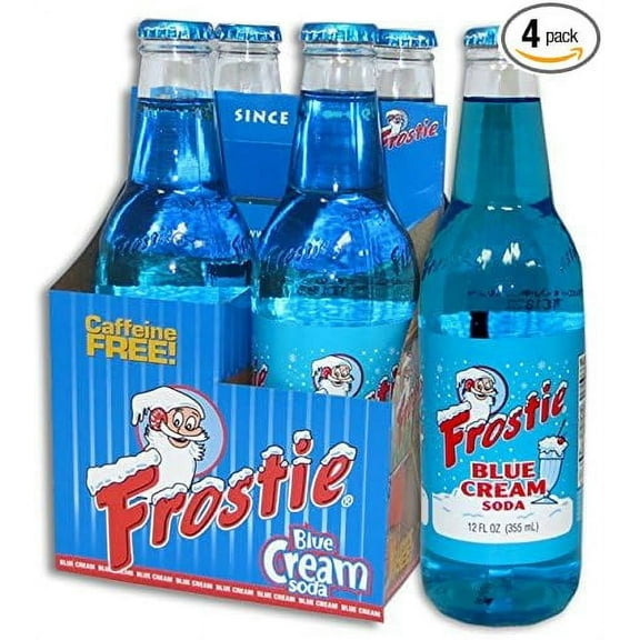 Frostie Blue Cream Soda, 12 Ounce (4 Bottles)