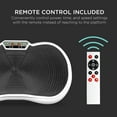 thumbnail image 5 of Best Choice Products Vibration Plate Exercise Machine Full Body Fitness Platform w/ Resistance Bands - White, 5 of 7