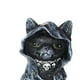 thumbnail image 2 of Estatua Creativa Gato Búho Esculturas creativas Adorno para el hogar Resina Hermosa estatua (Bell Cat) Wdftyju Libre de BPA, 2 of 3