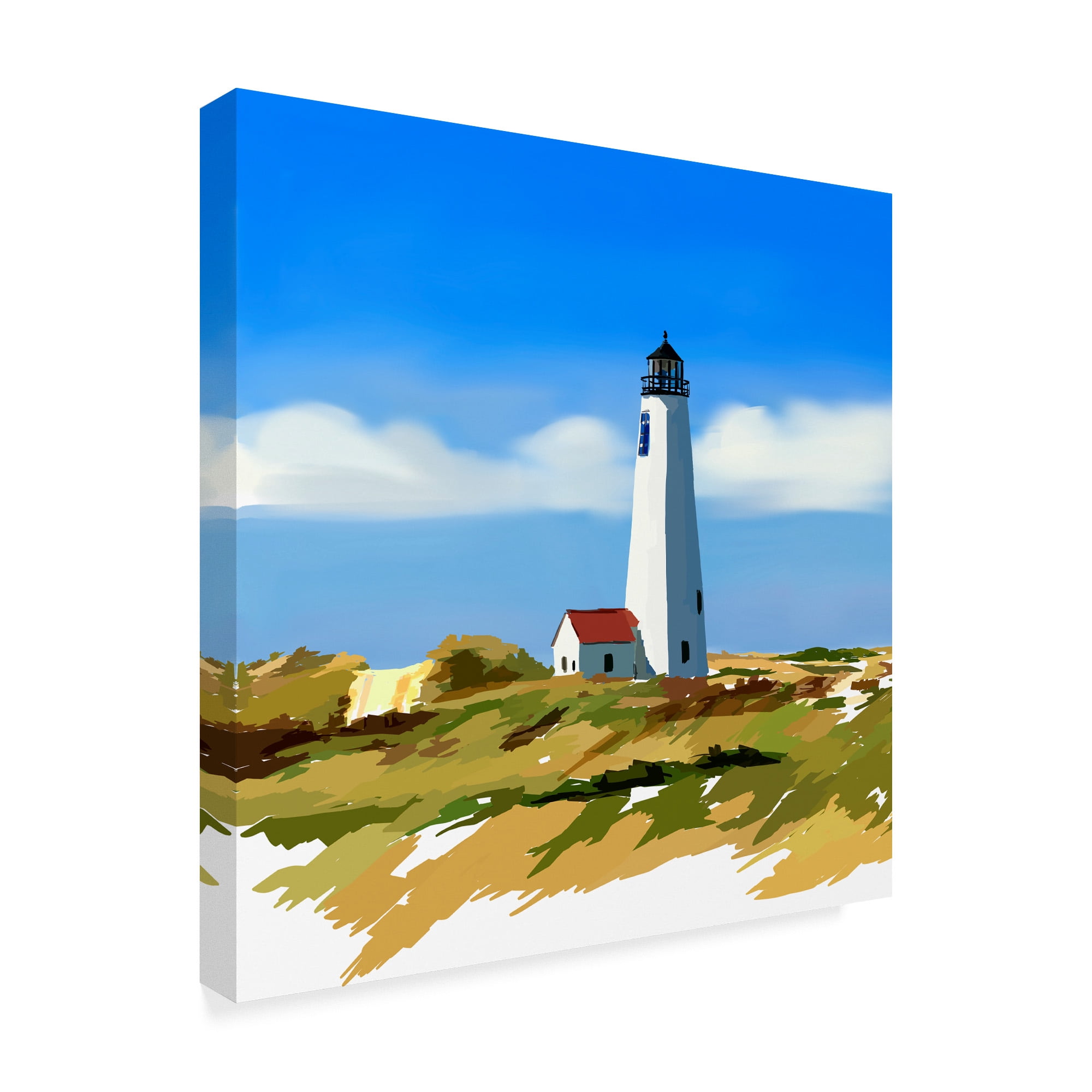 Trademark Fine Art 'Lighthouse Scene IV' Canvas Art by Emily Kalina