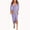 Purple, variant on Gspmoly Women Dress, Women'S and Winter Solid V-Neck Pleated Bag Hip Split-Sleeve Mid-Calf Dress Wedding Dresses for Women up to 60% Off