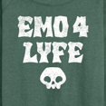 thumbnail image 3 of Instant Message - Emo 4 Lyfe  - Women's Lightweight French Terry Long Sleeve Shirt, 3 of 6