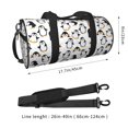 thumbnail image 2 of Easygdp Cute Penguins Bolsa de Viaje, Bolsa de Mano, Bolsa de Gimnasio, Bolsa de Equipaje para Viaje, 2 of 6