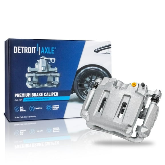 Detroit Axle - Front Right Brake Caliper for 2005-2012 Ford F-250 F-350 Super Duty Disc Brake Caliper with Bracket 2006 2007 2008 2009 2010 2011 Replacement