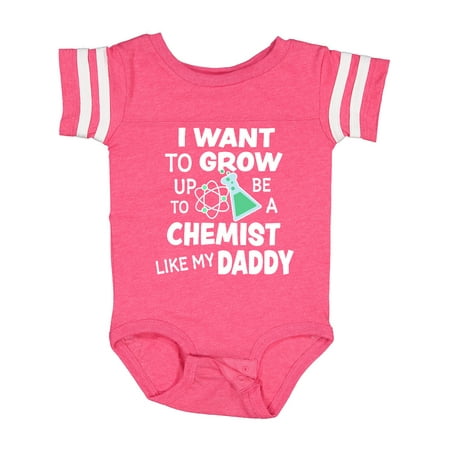 

Inktastic I Want to Grow Up to Be a Chemist Like My Daddy Gift Baby Boy or Baby Girl Bodysuit