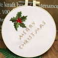 thumbnail image 2 of GUANGHONG Christmas Embroidery Kit with Embroidery Hoop 2024 Easy Embroidery Kit for Beginners and Adults Full Embroidery Hoop Kit with Needles and Thread Included Knitting Needles Set Interchangeable, 2 of 4