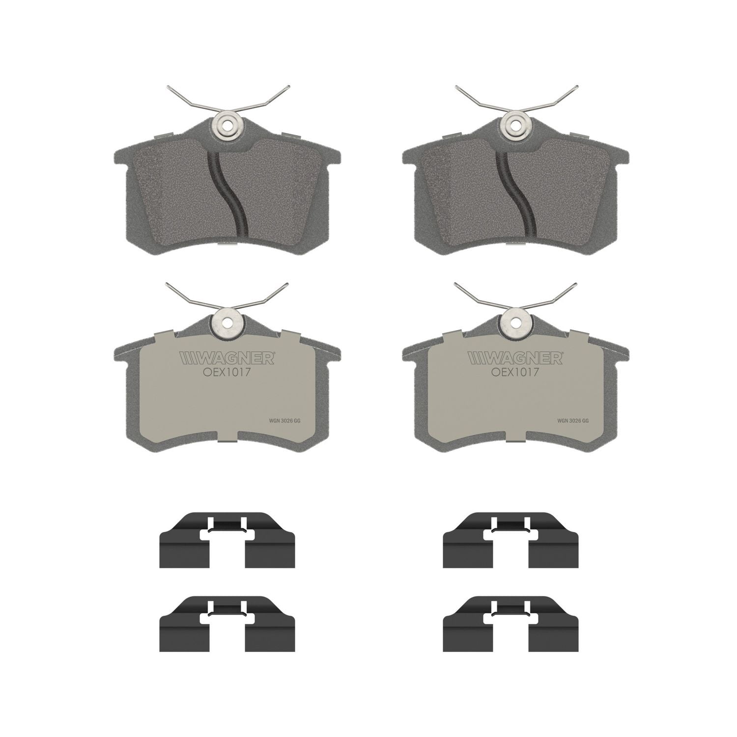 Disc Brake Pad Set Fits select: 2012-2018 VOLKSWAGEN JETTA, 2012-2016 VOLKSWAGEN BEETLE