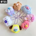thumbnail image 2 of Mini llavero de peluche de 8 cm Bt21 Kawaii, popular Anime Cooky Koya RJ, colgante para chupete de bebé, muñeco de peluche, colgante para bolso, adorno, regalo para niña, 2 of 4