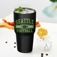 thumbnail image 4 of Rugby Is Cheaper Than Treatment - Rugby Player Tumbler with Splash Guard and Straw (30 Oz, Black), 4 of 7