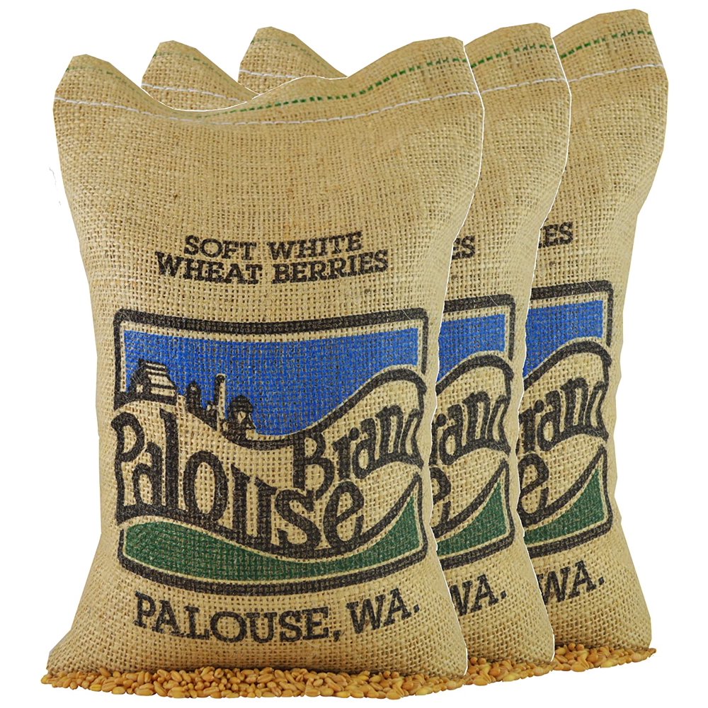 NonGMO • Soft White Wheat Berries • 15 lbs • Palouse Brand • USA Grown