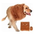 thumbnail image 1 of Disfraz De Melena De León Para Perro, Cómoda Y Agradable Para La Piel, Peluca De Melena De León Para Perro, Banda Elástica, Diseño De 2 Orejas, Poliéster Para Navidad, 1 of 8