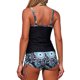 thumbnail image 3 of Traje de baño de 2 piezas para mujer, trajes de baño para mujer, tankini casual de playa para mujer con estampado digital y traje de baño desmontable para mujer, 3 of 5