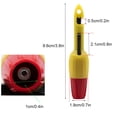 thumbnail image 4 of Riwesomey Sondas de prueba de multímetro sin rotura con aislamiento Universal, dispositivo de medición de puntas, Pin de extensión de aguja, accesorios Vehículos, repuestos y accesorios Mis 2 mm Riwesomey VI017657-01B, 4 of 6