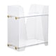 thumbnail image 2 of Organizador de baño, estante de almacenamiento, estante de exhibición de cosméticos, 2 capas, baño Claro, 2 of 9
