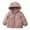 R396 Pink, variant on Ruiwill Boys Coat Winter Childrens Padded Jacket With Thick Hood Warm Long Sleeve Crew Neck Print Boy Outerwear Black Size 18-24 Months