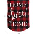 thumbnail image 4 of Warm Wishes Wreath Burlap Winter Christmas House Flag 40" x 28" SM-XLHN, 4 of 4