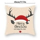 thumbnail image 2 of Advancent Funda de almohada de 2 piezas con estampado de elementos navideños, decoración de funda de almohada de poliéster lavable para sofá, funda de Kits de decoración para fiestas B-06716 Advancent HA007819-16, 2 of 5