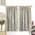 thumbnail image 3 of William Morris Design Bedroom Curtains,Classical Victorian Floral Vintage Abstract Style Blackout Rod Pocket Window Drapes for Living Room Kitchen Bathroom Decor,2 Panel Set W52xL84in, 3 of 5