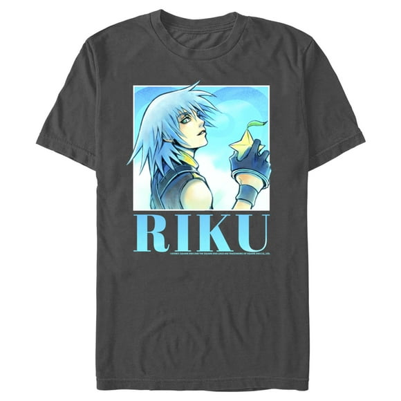 Men's Kingdom Hearts 1 Sora's Best Friend  T-Shirt - Charcoal - 3X Large