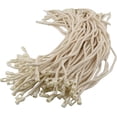 thumbnail image 5 of 100 Uds. Cuerda de cuerda para etiquetas colgantes con pasador de bloqueo a presión lazos de gancho para etiquetas de ropa (algodón beige en negrita), 5 of 5