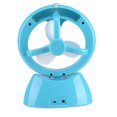 thumbnail image 3 of Mini ventilador de nebulización USB recargable de mano con humidificador de refrigeración personal azul, 3 of 8