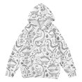 thumbnail image 3 of Mercatoo Cute Hoodie for Kids DIY Hand Painted Hooded Sweatshirt Can Play with Wear Fashion Pullover Tops for Girl Boy, 3 of 3