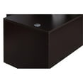 thumbnail image 3 of Boss Office Products Mocha 42 inch Executive L-Shape Corner Desk with File Storage Pedestal, 3 of 8