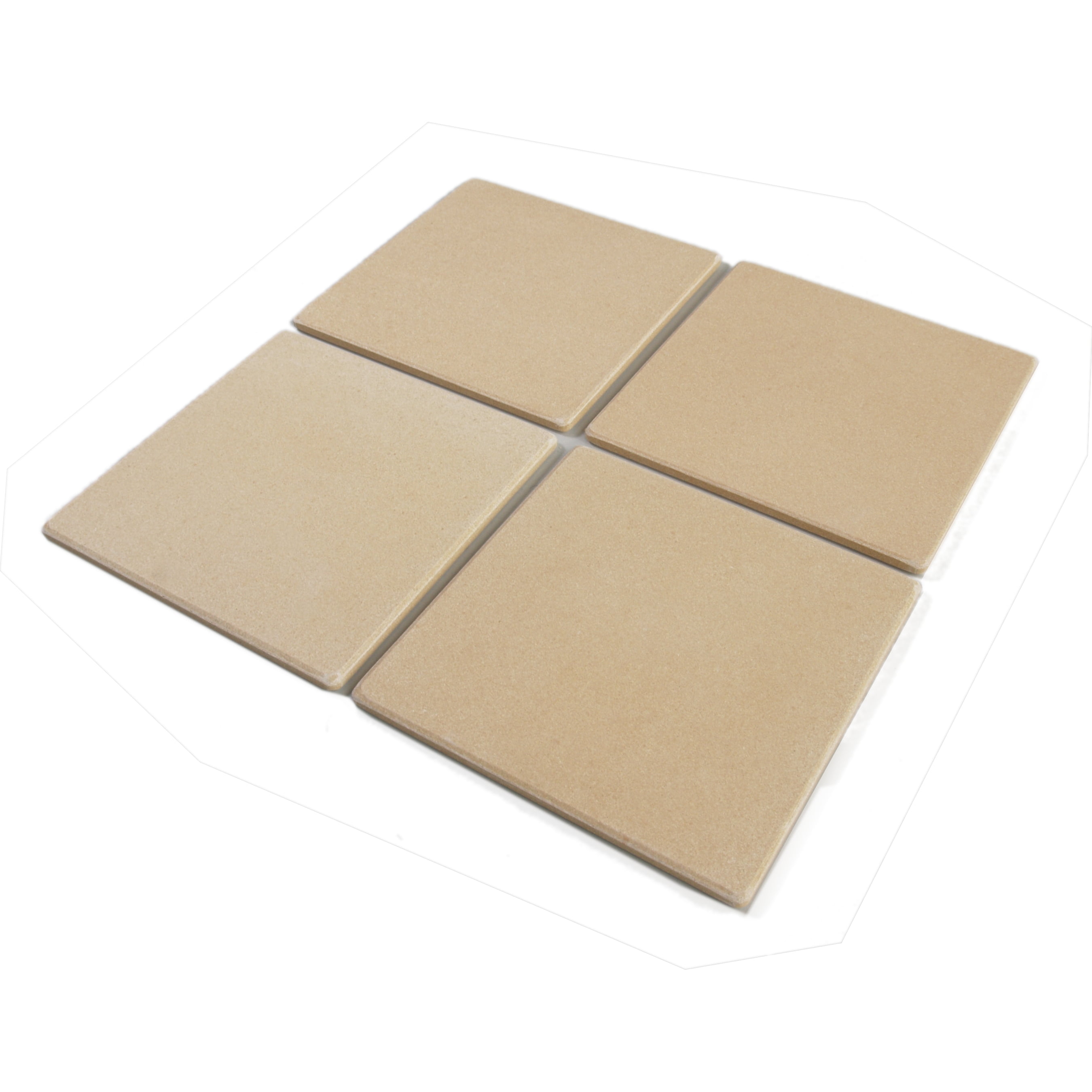 Bialetti Taste of Italy Ceramic Pizza Stone Tile, Set of 4 by Bialetti