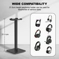 thumbnail image 6 of New bee Headset Stand,Adjustable Aluminum Headphone Holder with TPU Cushion, ABS Anti-Slip Base, Fits All Headphone Sizes,Black, 6 of 13