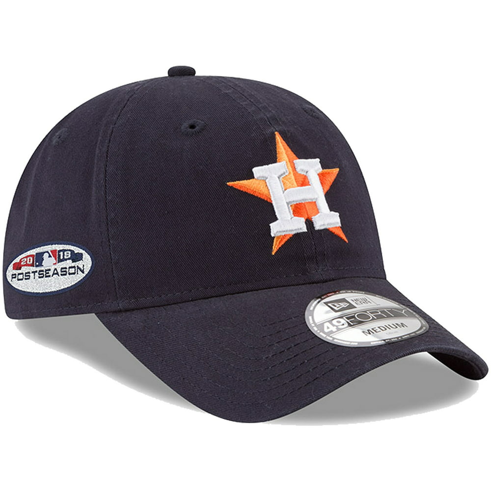 Houston Astros New Era 2018 Postseason Side Patch 49FORTY Fitted Hat ...