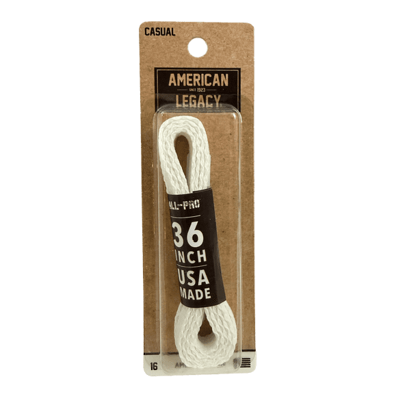 American-Legacy Athletic Narrow Flat White 36"