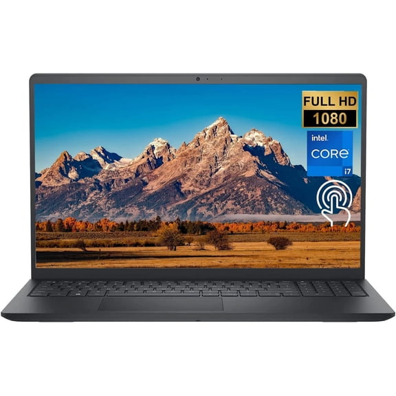 Dell Inspiron 15 3520 Business Laptop - 15.6" FHD Touchscreen Display - 12th Gen Intel Core i7-1255U - 32GB RAM|1TB SSD - Intel Iris Xe Graphics - FHD Webcam - Wi-Fi 6 - Windows 11 Home - Black