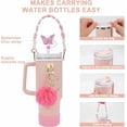 thumbnail image 3 of Juego de Accesorios para Botellas de Agua Stanley Cup de 40 oz y 30 oz, Incluye Correa para el asa, Bota de Silicona, Tapa para la Pajita y Colgantes para Llavero, 3 of 4