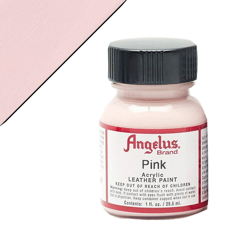 Angelus Brand Acrylic Leather Paint Waterproof - 4 fl.oz Hot Pink