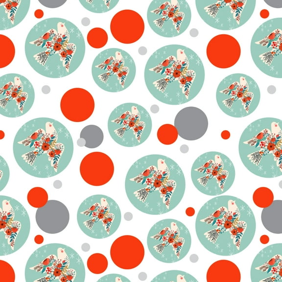 Peace Dove at Christmas Premium Gift Wrap Wrapping Paper Roll