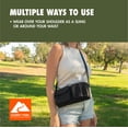 thumbnail image 5 of Ozark Trail Unisex Double Pocket Polyester Fanny Pack, Black, 5 of 17