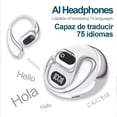 thumbnail image 1 of CHOK Language Translator Earbuds Translation Earbuds Two Way Real-time Translation in 75 Languages Translating Headphones with Bluetooth APP Provide Online Instant Voice for Travel Busine, 1 of 3