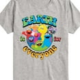 thumbnail image 3 of Sesame Street - Earth Is For Everyone - Toddler and Youth Short Sleeve Graphic T-Shirt, 3 of 5