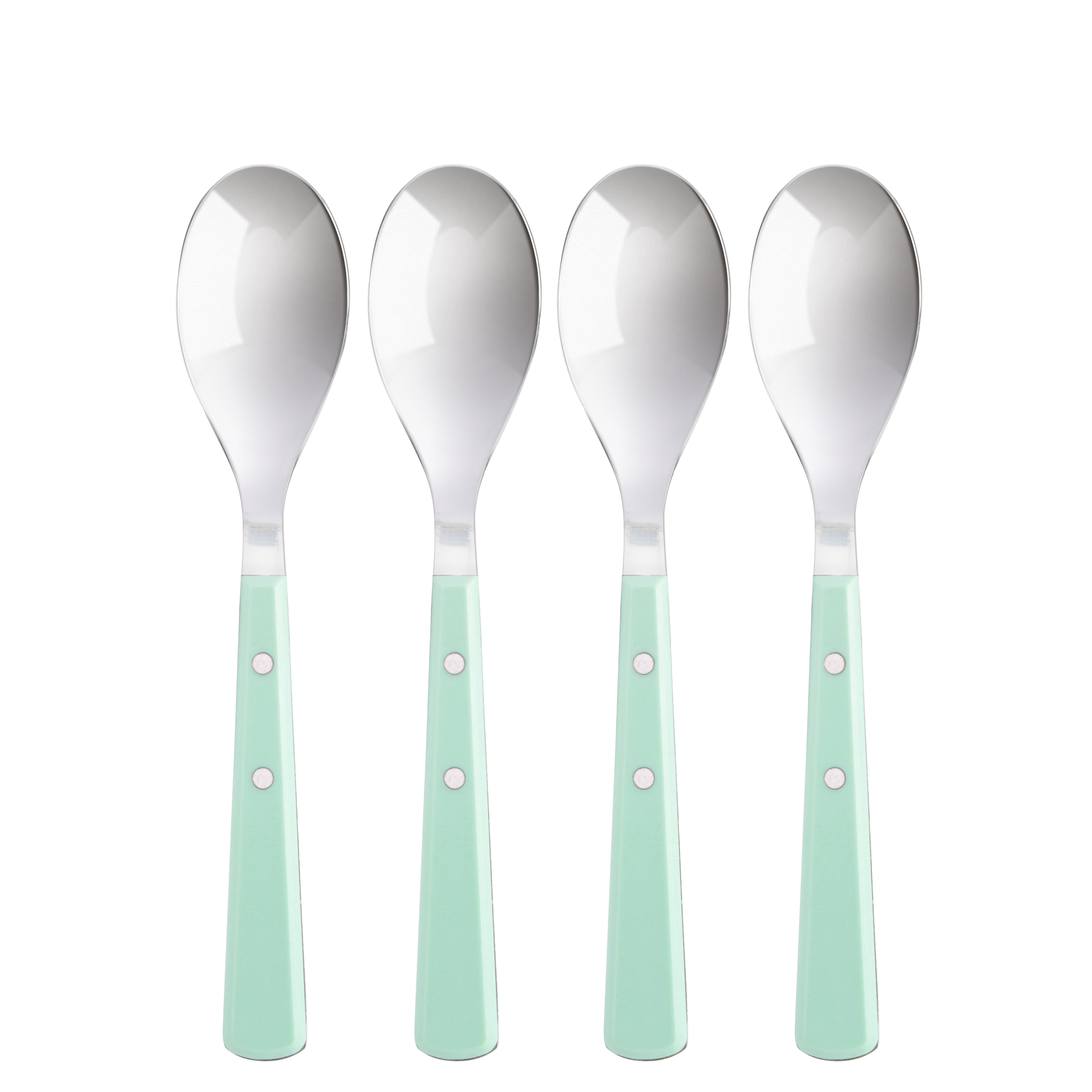 Martha Stewart Everyday Steffi Burg 16-Piece Martha Blue Stainless Steel Flatware Set