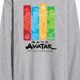 thumbnail image 3 of Avatar - The Last Airbender - Four Nations - Men's Long Sleeve T-Shirt, 3 of 5