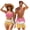 Cartoon Ice Cream, variant on Hawaii Palm Tree Wave Matching Bathing Suits for Couples Womens Bikini Sets Sexy Tie Knot Quick Dry Summer Shorts Swimwear for Women Men Summer Couples Swimsuits Matching Sets