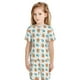 thumbnail image 5 of Fotbe Sea Turtle Pijama Estampada de 2 Piezas para Niños – Ropa de Dormir de Manga Corta Cómoda para Niños y Niñas, Camiseta y Shorts de Algodón-Small, 5 of 5