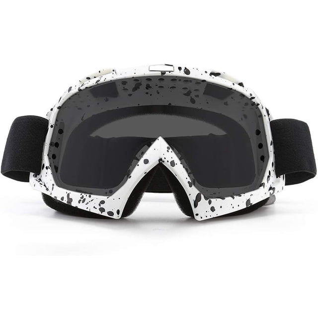 GHSDFBB Motorcycle Goggles, ATV Dirt Bike Off Road Racing Riding Goggle, Anti-Scratch UV400 Eyewear Cycling Motocross