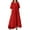 Red, variant on Bigersell Maxi Dresses for Women Fashion Round Neck Loose Pockets Short Sleeve Solid MId-Calf Long Dress Beach Dresses for Female 2022 Women Skater Dresses, Style 36966, White XXL